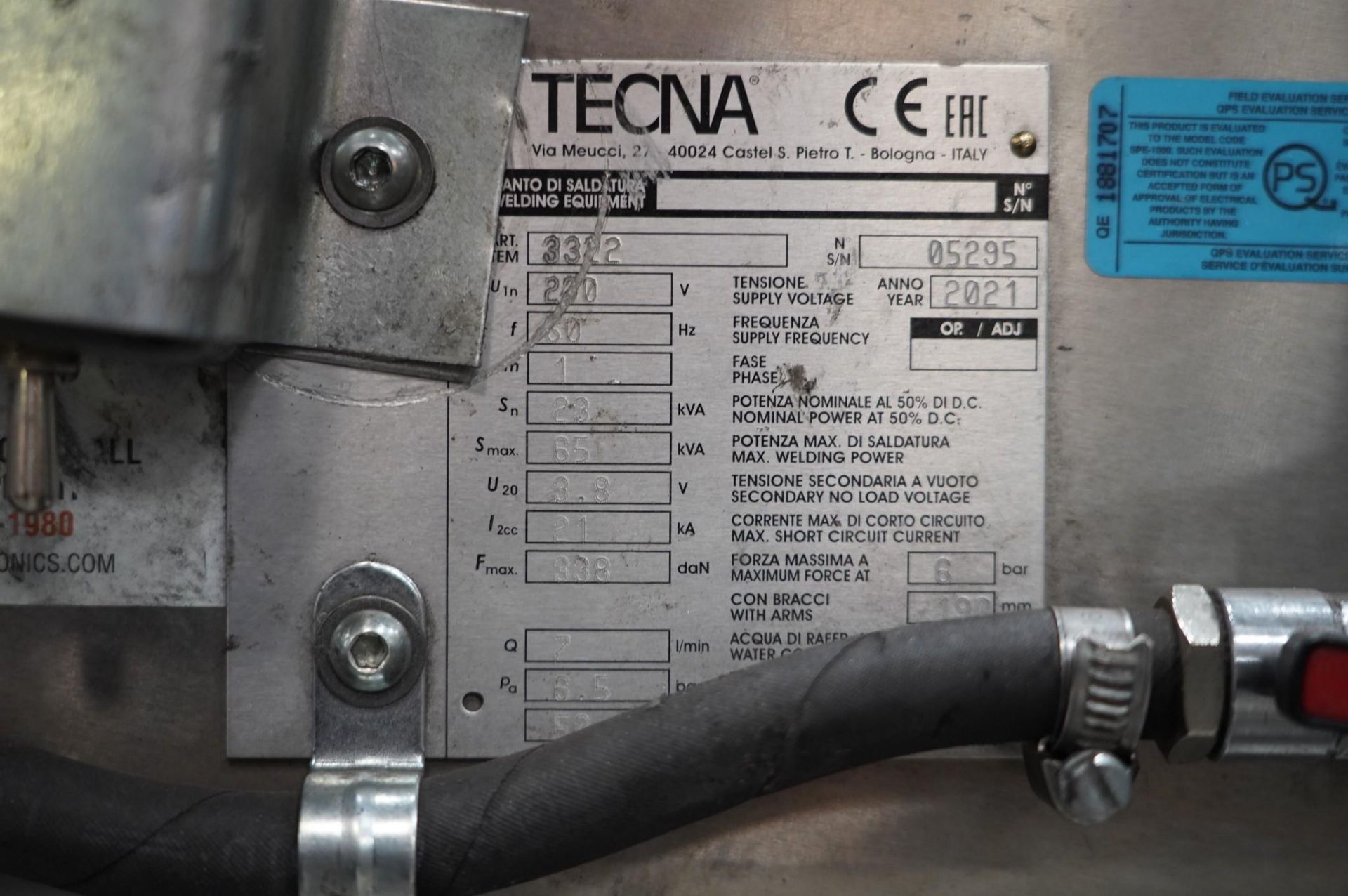 2021 TECNA 3322 SPOT WELDER - Image 10 of 12