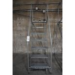 ULINE 7 STEP ROLLING LADDER