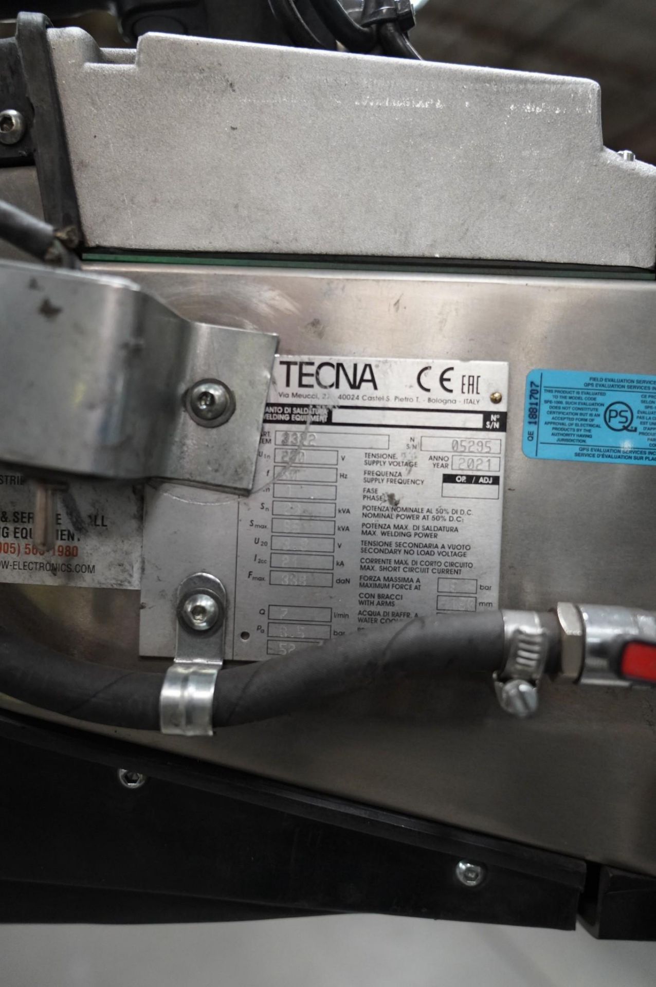 2021 TECNA 3322 SPOT WELDER - Image 9 of 12