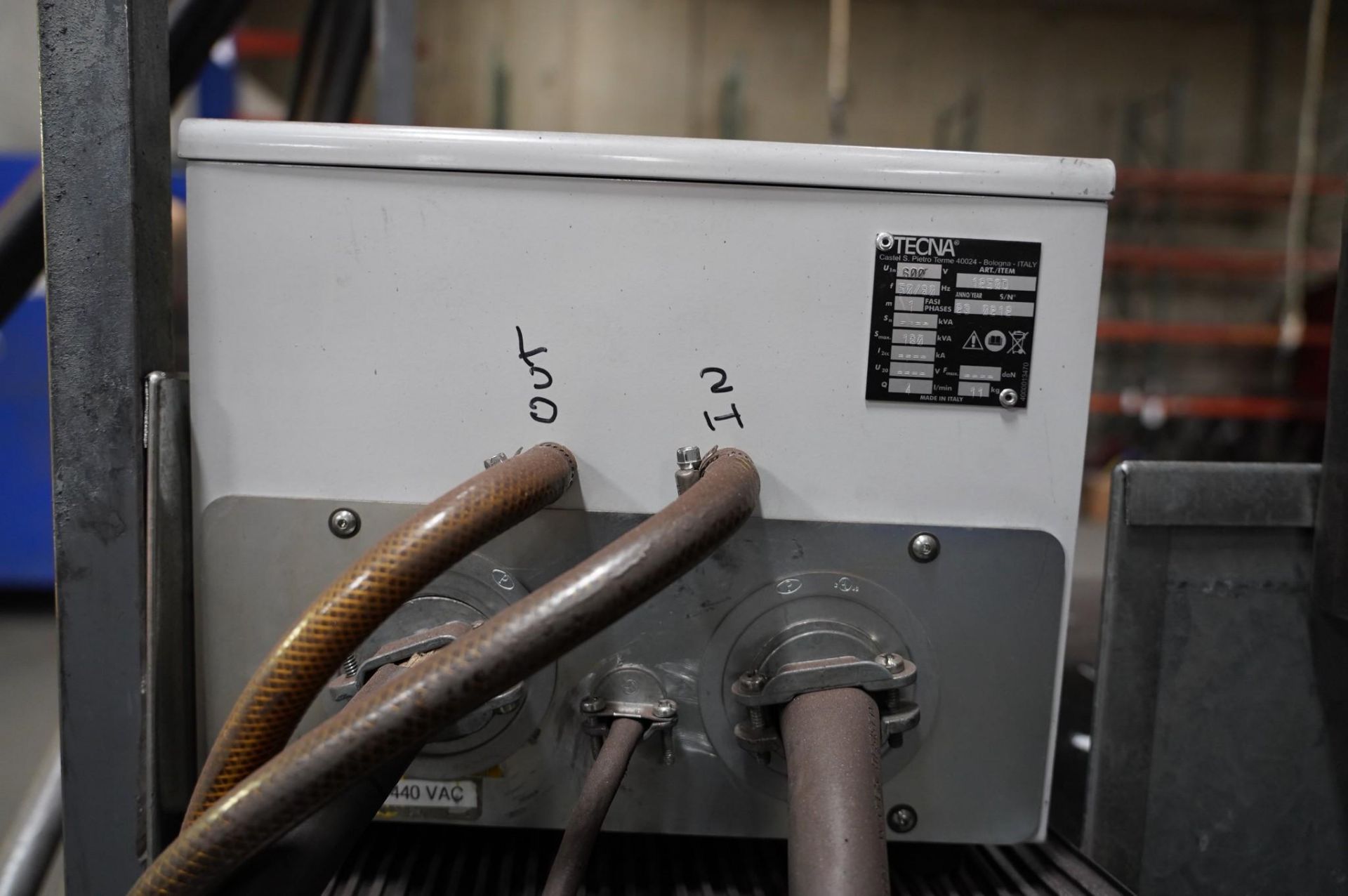 2023 TECNA TE 101 MICROPROCESSOR WELDING CONTROL UNIT WITH SINGLE PHASE RESISTANCE TACK WELDER - Image 3 of 9