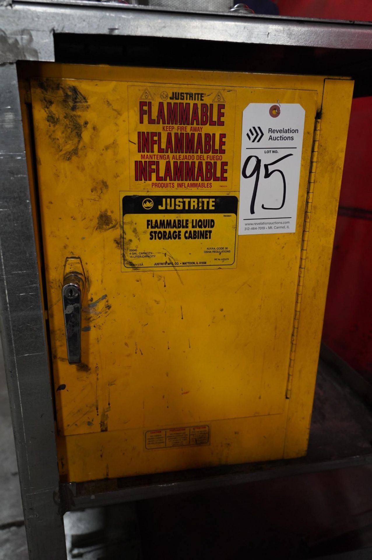 JUSTRITE FLAMMABLE CABINET