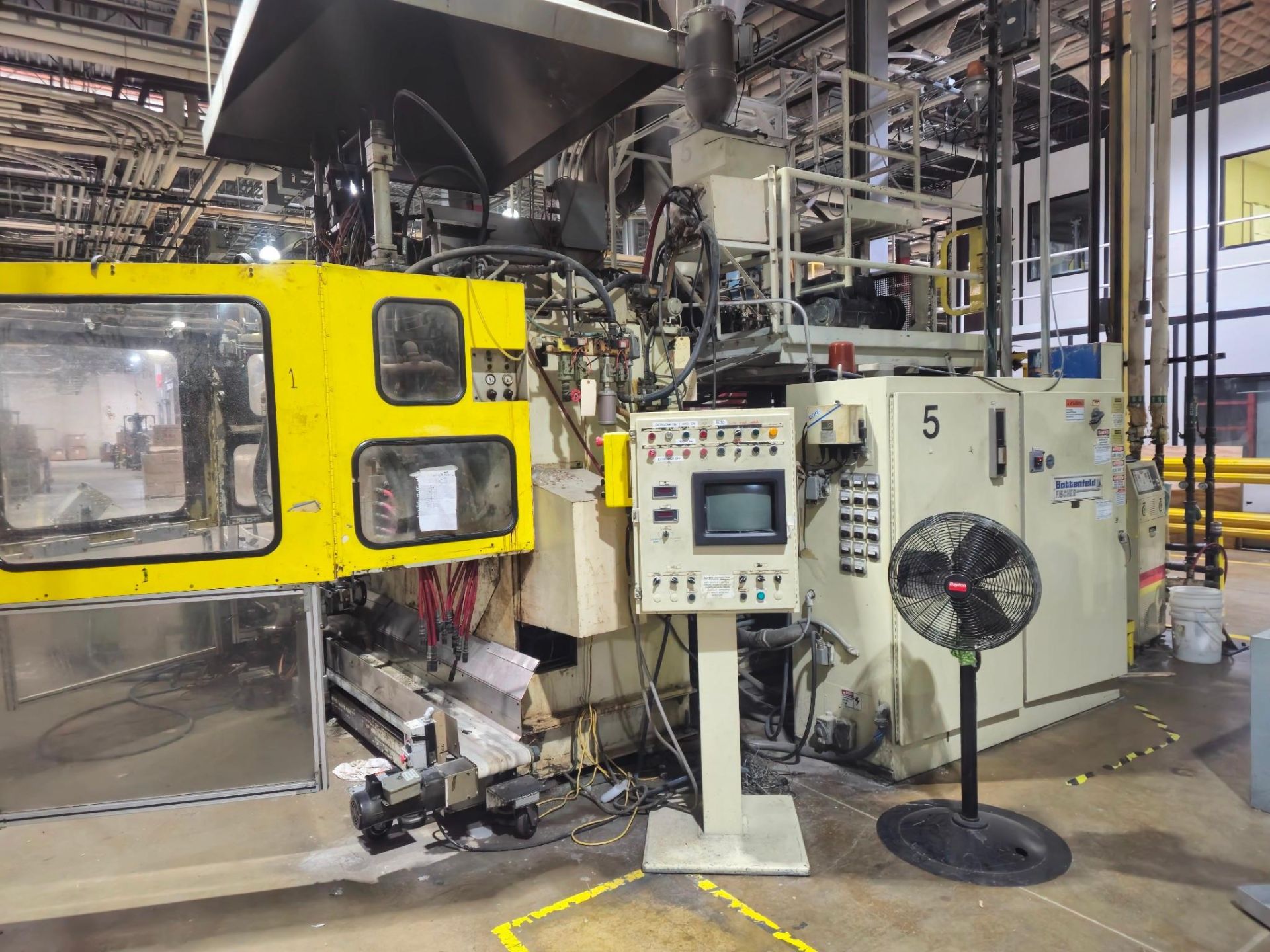 BEKUM MODEL H-121S CONTINUOUS EXTRUSION BLOW MOLDING MACHINE, 2004 - Bild 51 aus 51