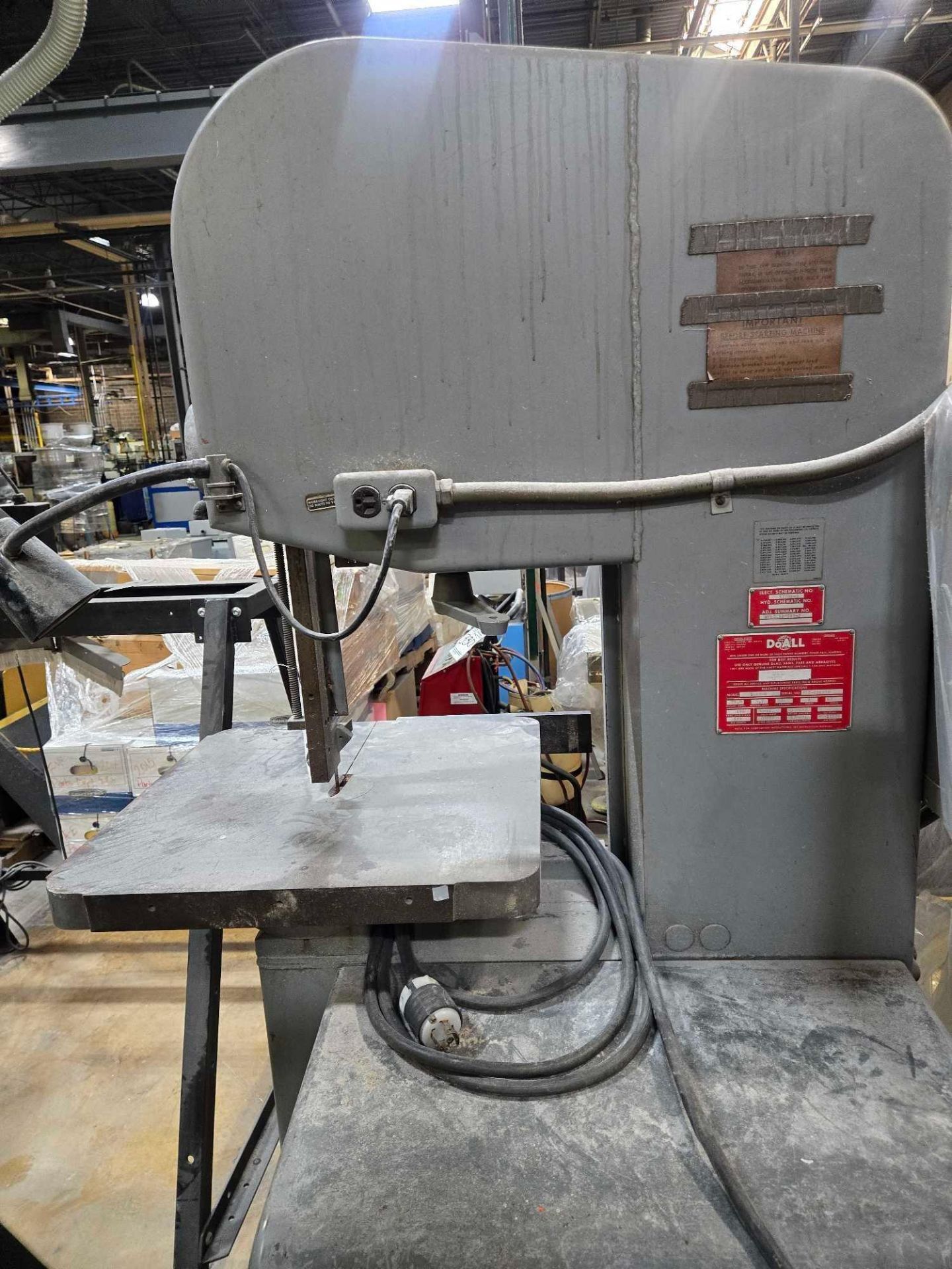 DOALL MODEL 1612-0 DBW-15 BAND SAW - Image 2 of 18