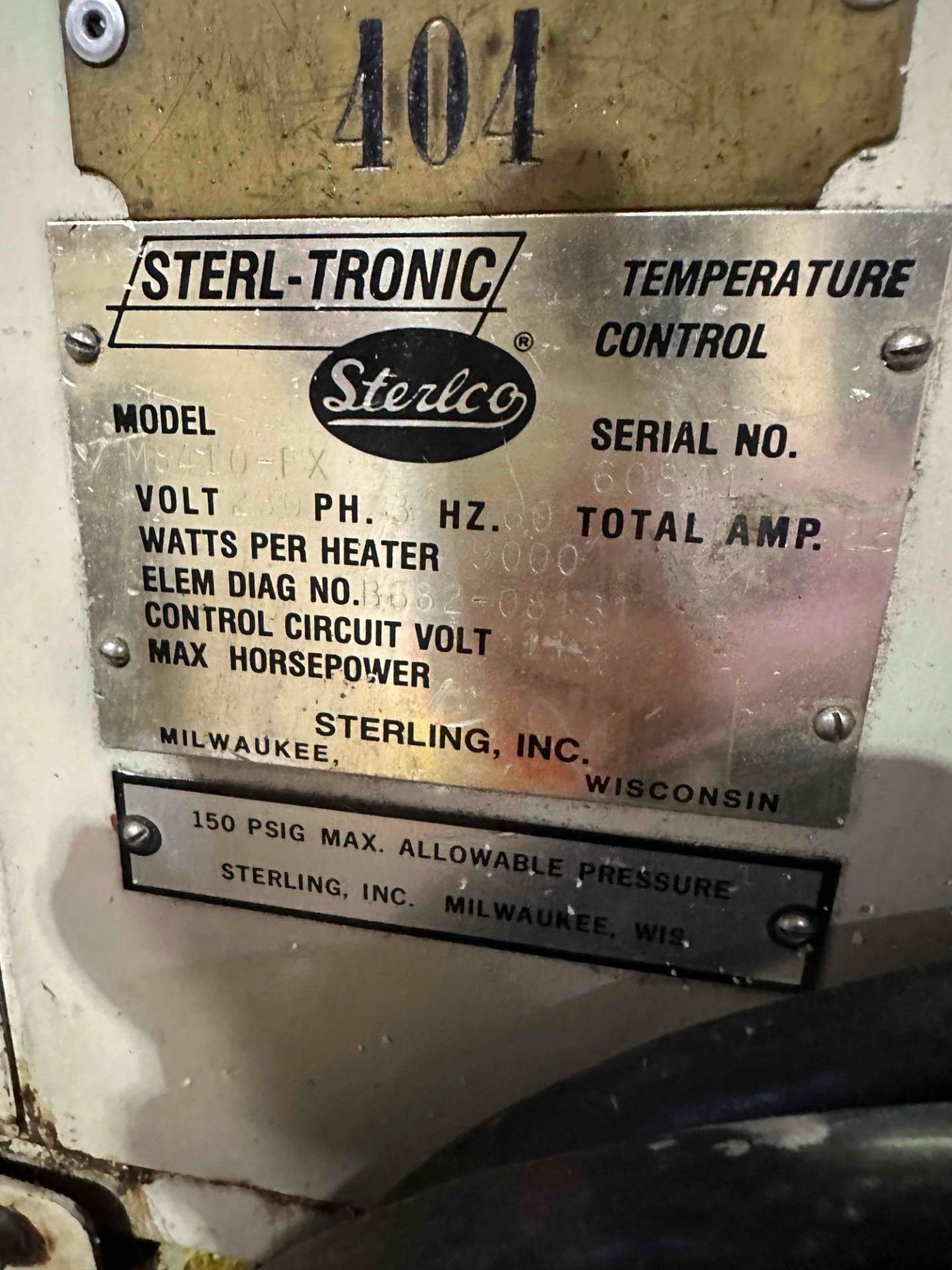 (2) STERLCO M8410-FX HEATER 9000W - Image 4 of 4