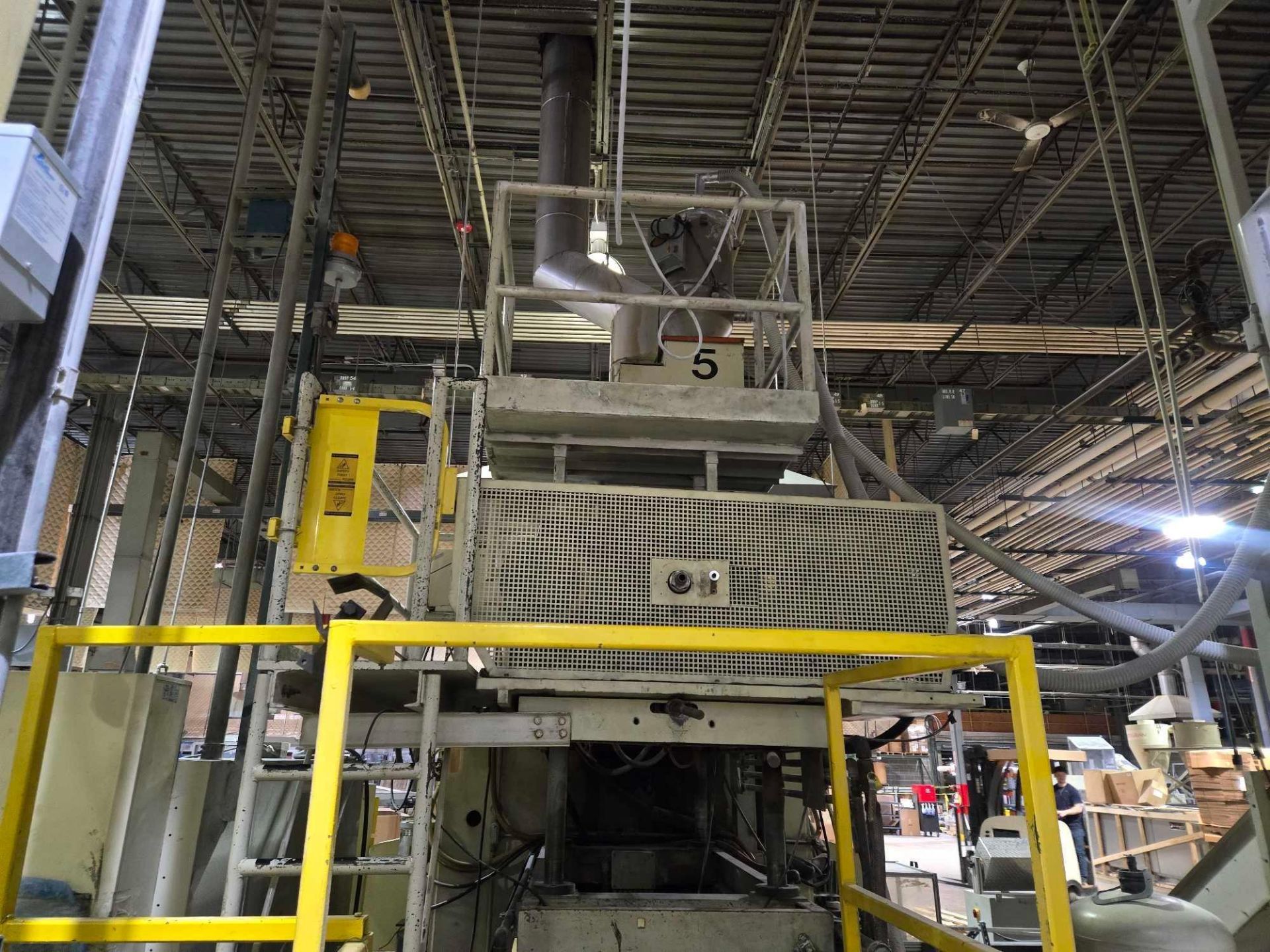 BATTENFELD FISCHER MOLDEL FHB106-2 4 HEAD PARISON 80MM EXTRUDER 24:1 L/D DUAL CLAMP MOLD HOLD BLOW M - Image 21 of 30