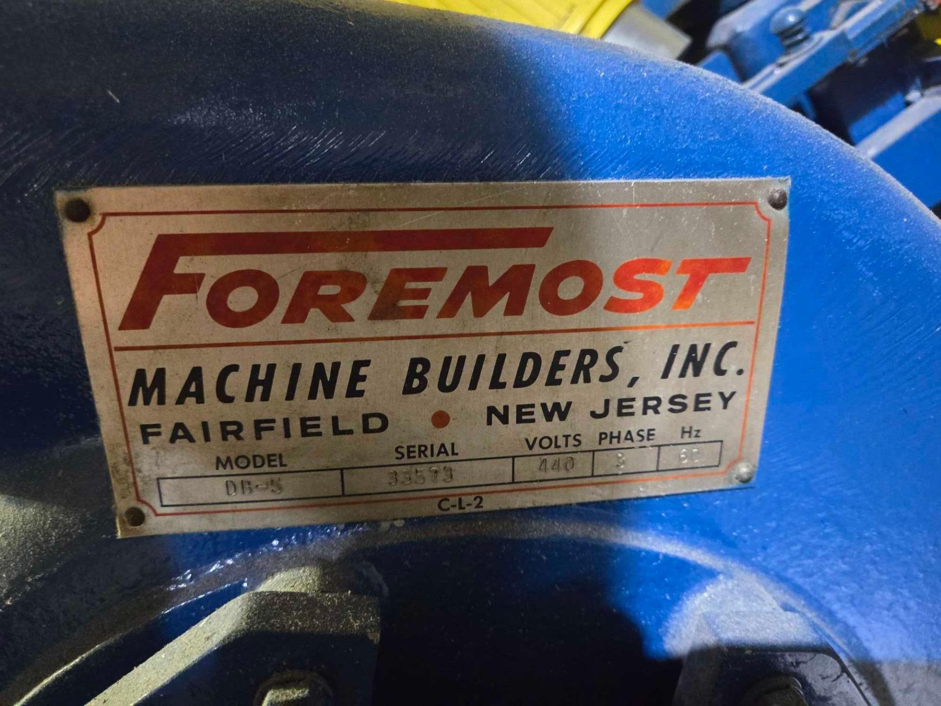 FOREMOST MODEL SCG-1116 ROLL FEED GRINDER, 1990 - Image 7 of 9