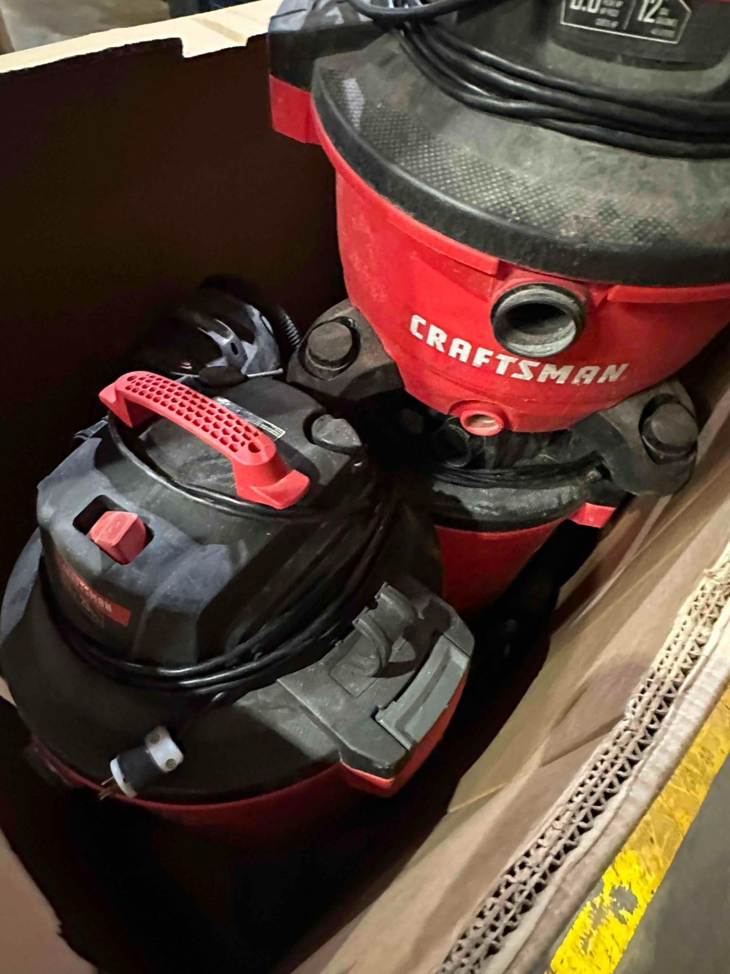 (3) CRAFTSMAN SHOP VACUUMS