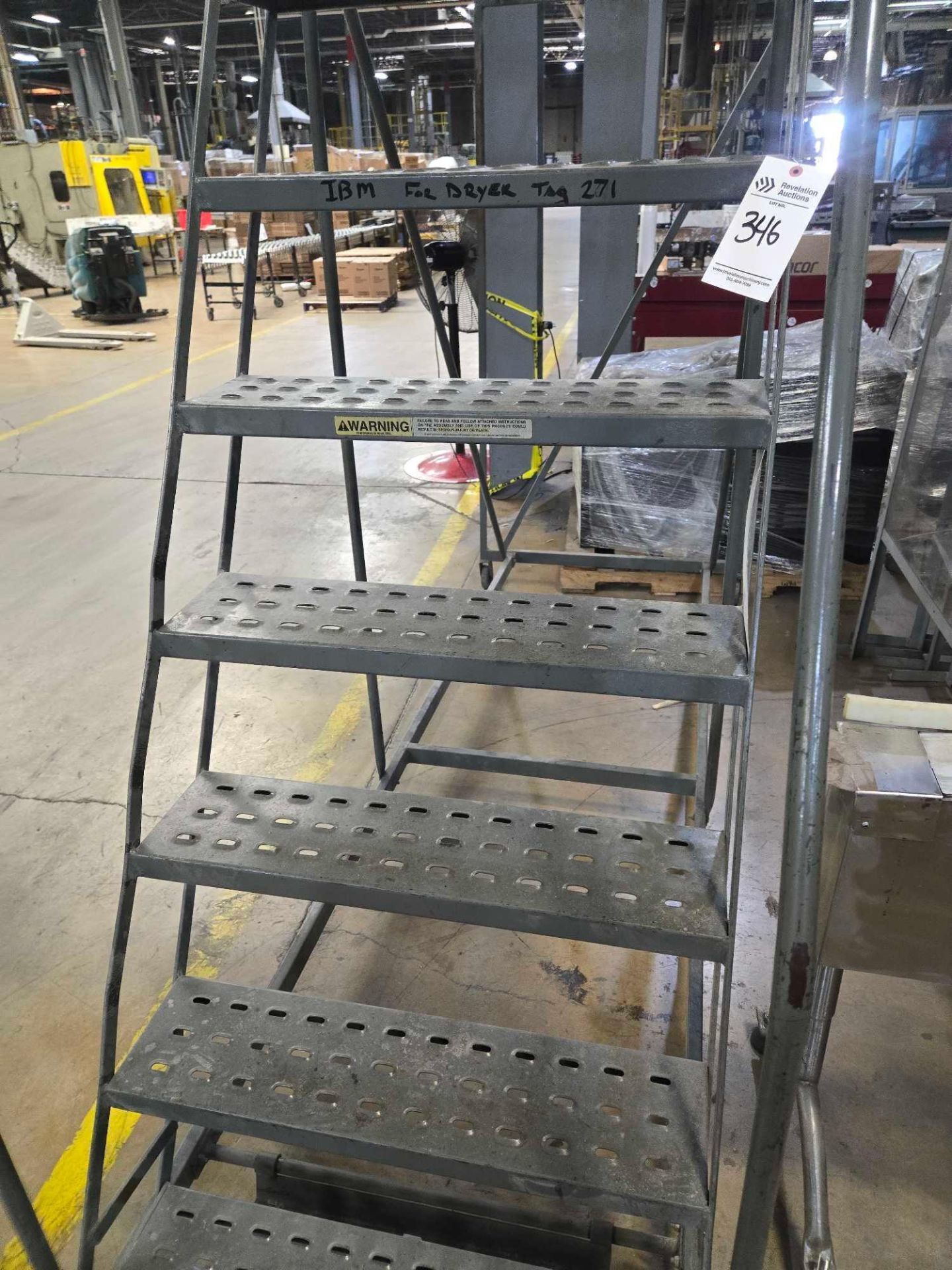 15' ROLLING LADDER - Image 7 of 11