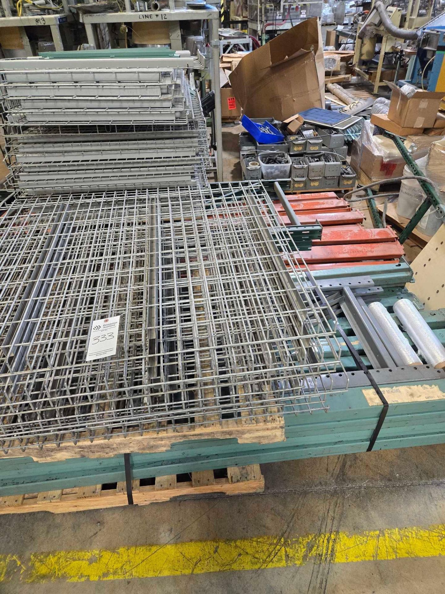 LOT OF ASSORTED DISASSEMBLED PALLET RACKING - Image 13 of 19