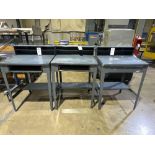 (3) WORK DESKS