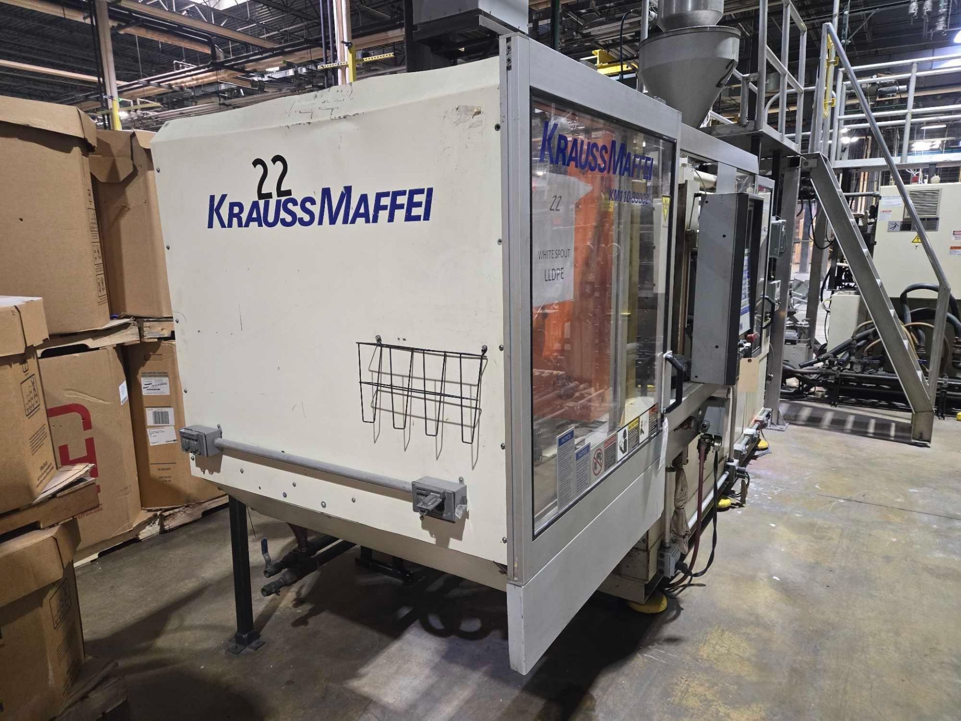 110 TON KRAUSSMAFFEI 110-390 C2 INJECTION MOLDING MACHINE MFG. 1998 - Image 13 of 17