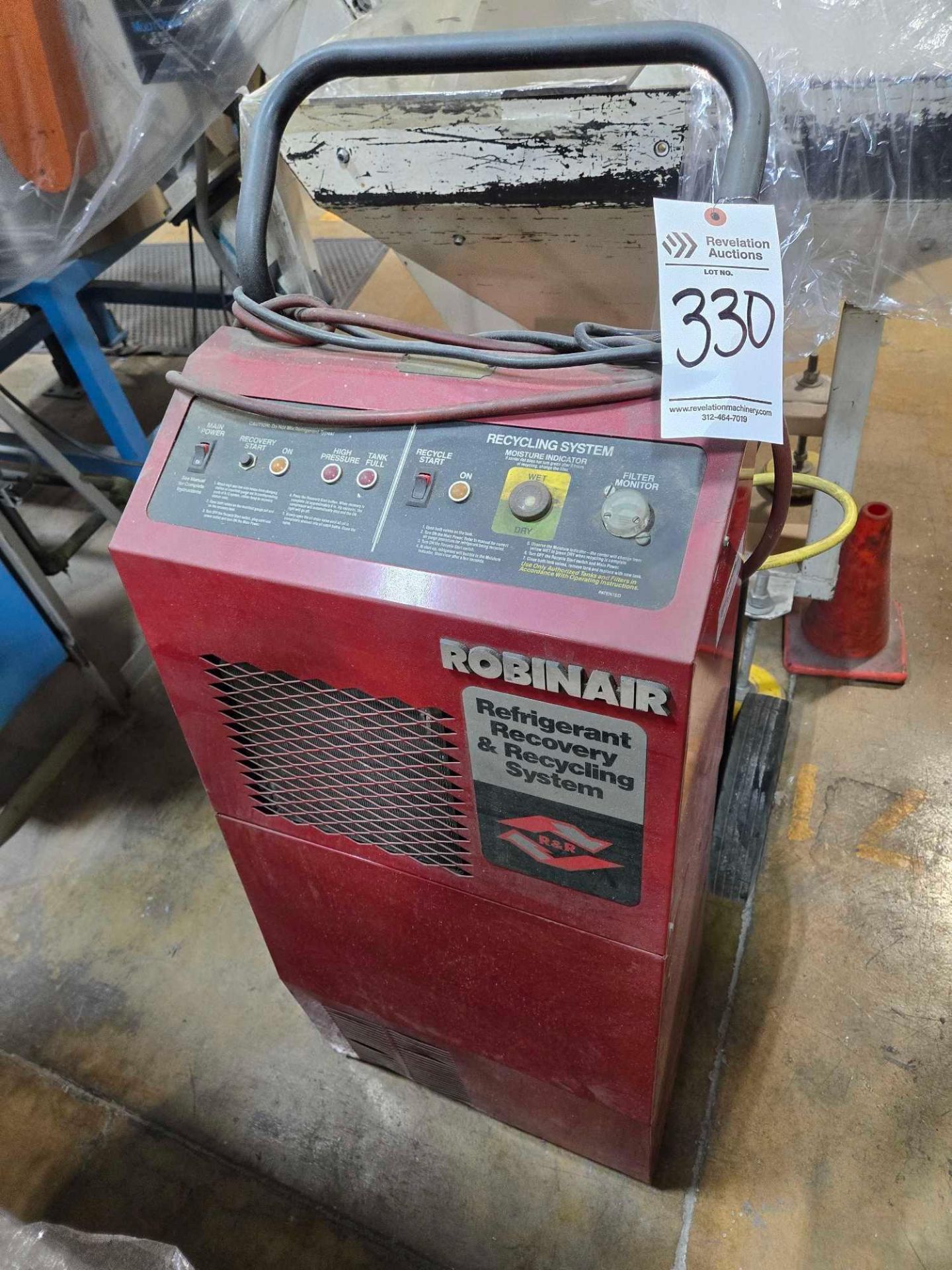 ROBINAIR 17500B REFRIGERANT RECOVERY AND RECYCLING STATION