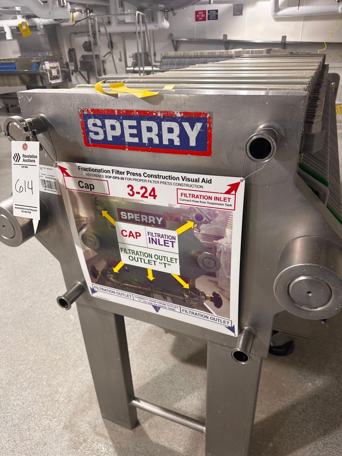S/S SPERRY FILTER PRESS SERIAL X54223C - Image 4 of 6