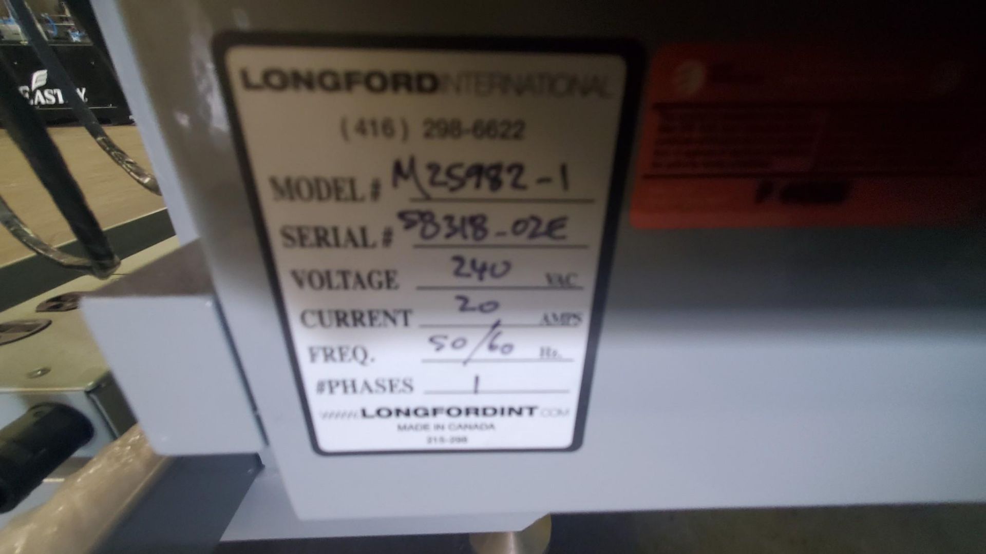 10' LONG LONGFORD M25982-1 CONVEYOR, 2021 - WITH MODSORT DIVERT & TRANSFER MODULE - Image 6 of 6