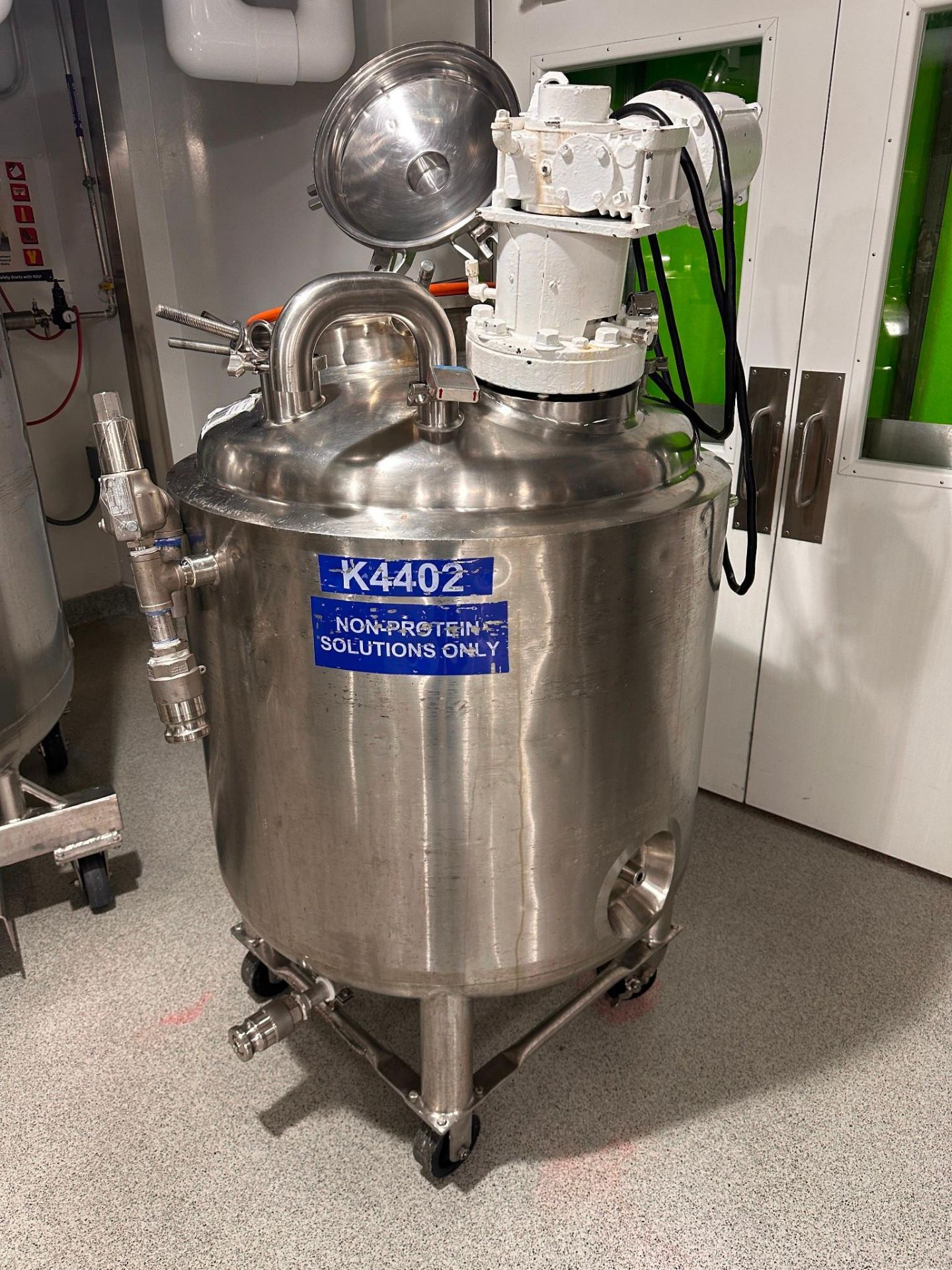 PRECISION STAINLESS STEEL REACTOR 400 LITER 316L SS