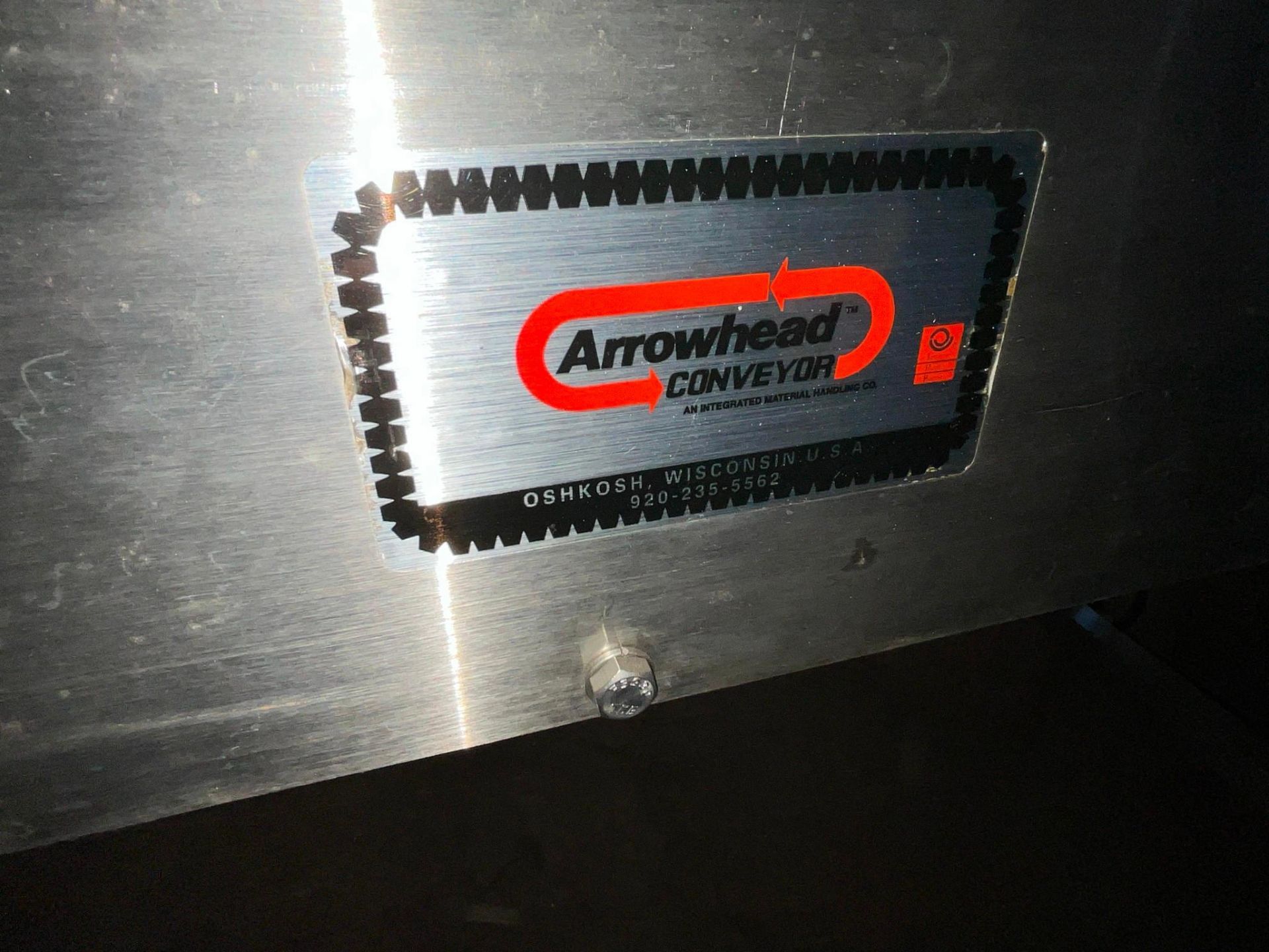ARROWHEAD CONVEYOR W/ MULTI-DRIVE SPEED CONTROL APPROX 15' X 2' - Bild 6 aus 7
