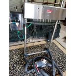 USED ACCUTEK P25 700 HX FILLER WITH HEATED HOSE AND IRON GEAR PUMP FOR HOT FILLS