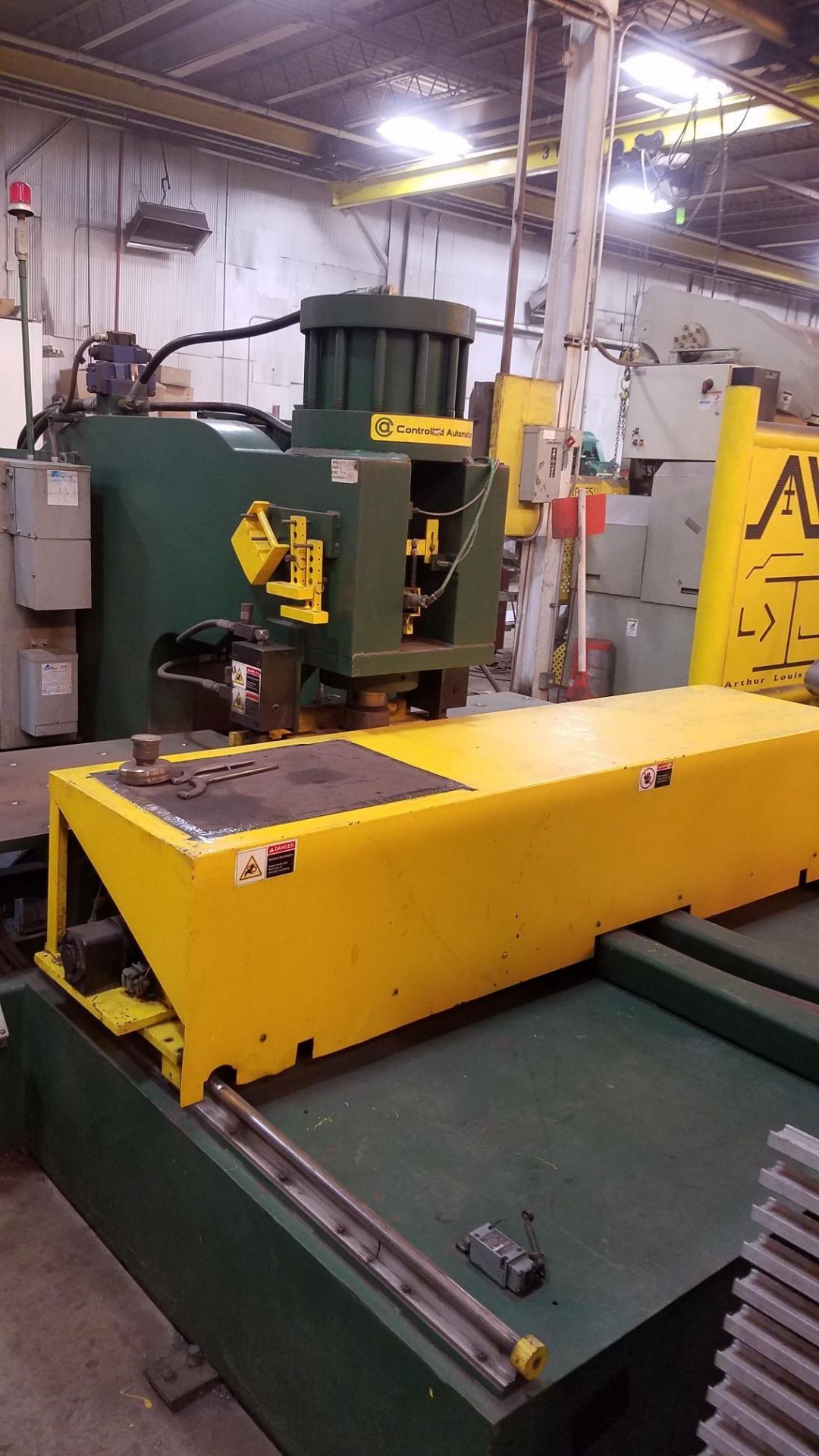 175 TON PLATE PUNCH PRESS, MODEL 2AT-175, CONTROLLED AUTOMATION, 2009