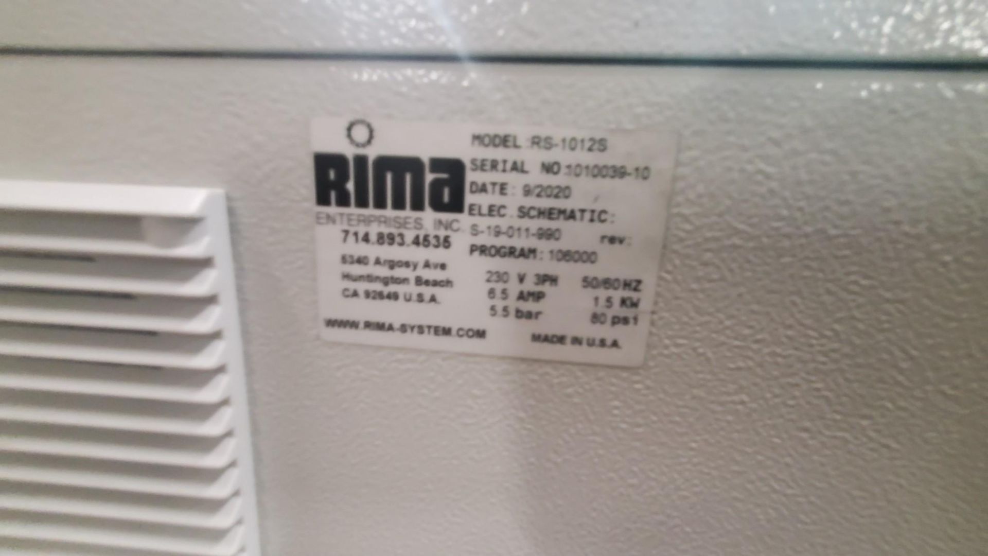 RIMA RS-1012S COMPENSATING COUNTER STACKER, 2020 - Image 5 of 5