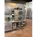 USED MARKET FORGE 36G200 40 GALLON MT 40 STEAM OVENS AND STEAM KETTLE COMBINATION
