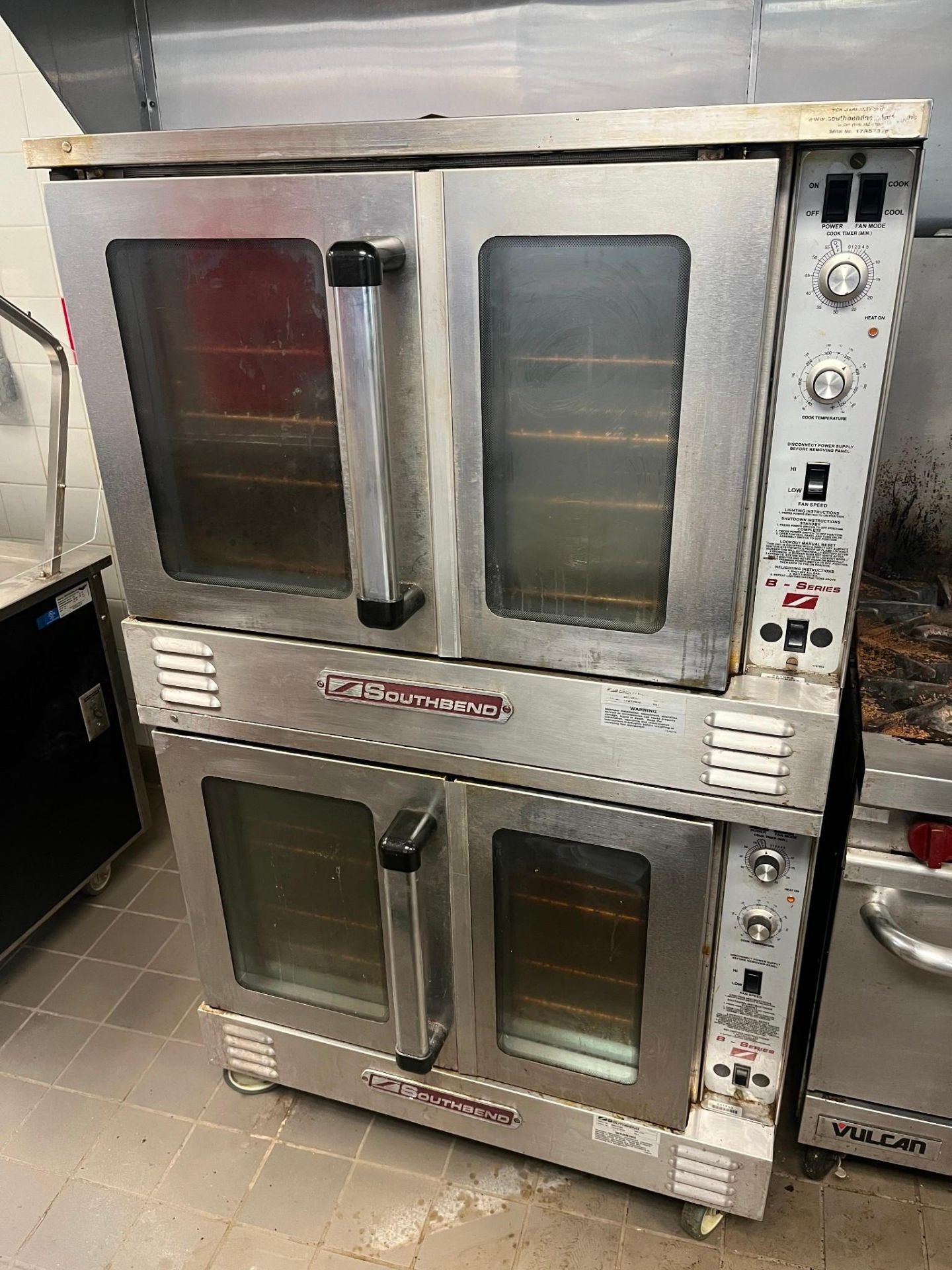 SOUTH BEND- CONVECTION OVENS, DOUBLE STACK