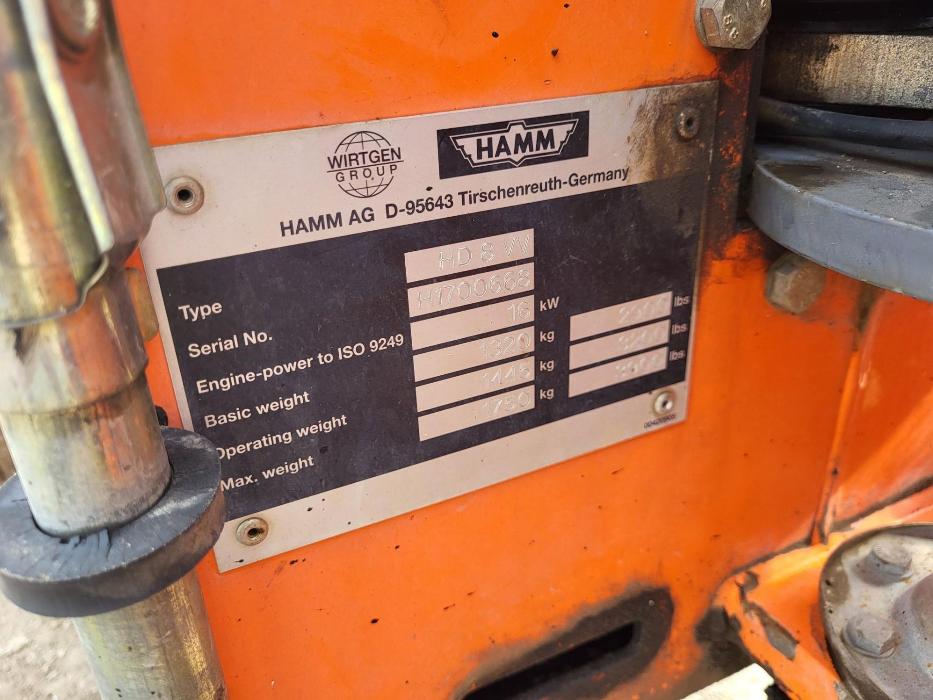 HAMM HD8VV DOUBLE DRUM VIBRATORY ROLLER - Image 9 of 9