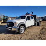 2019 FORD F550 CREW CAB DIESEL DUALLY DUMP TRUCK 31,872 MILES