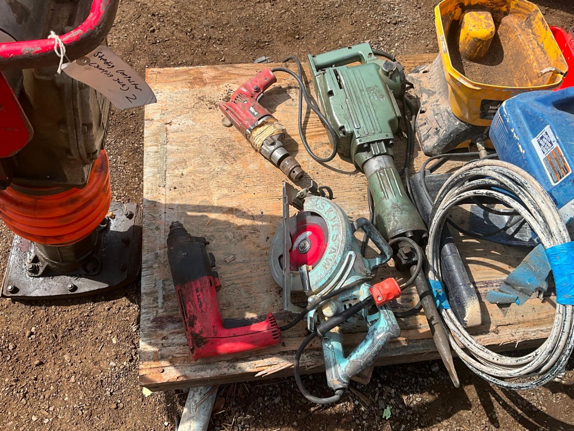 LOT OF SAWS, DRILLS, COMPACTORS, HEATERS, ETC. - Image 2 of 13