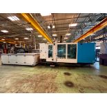 730 TON KRAUSS MAFFEI KM 650-6100 CX INJECTION MOLDING MACHINE, 2013