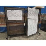 METAL SECURITY CAGE ON CASTERS