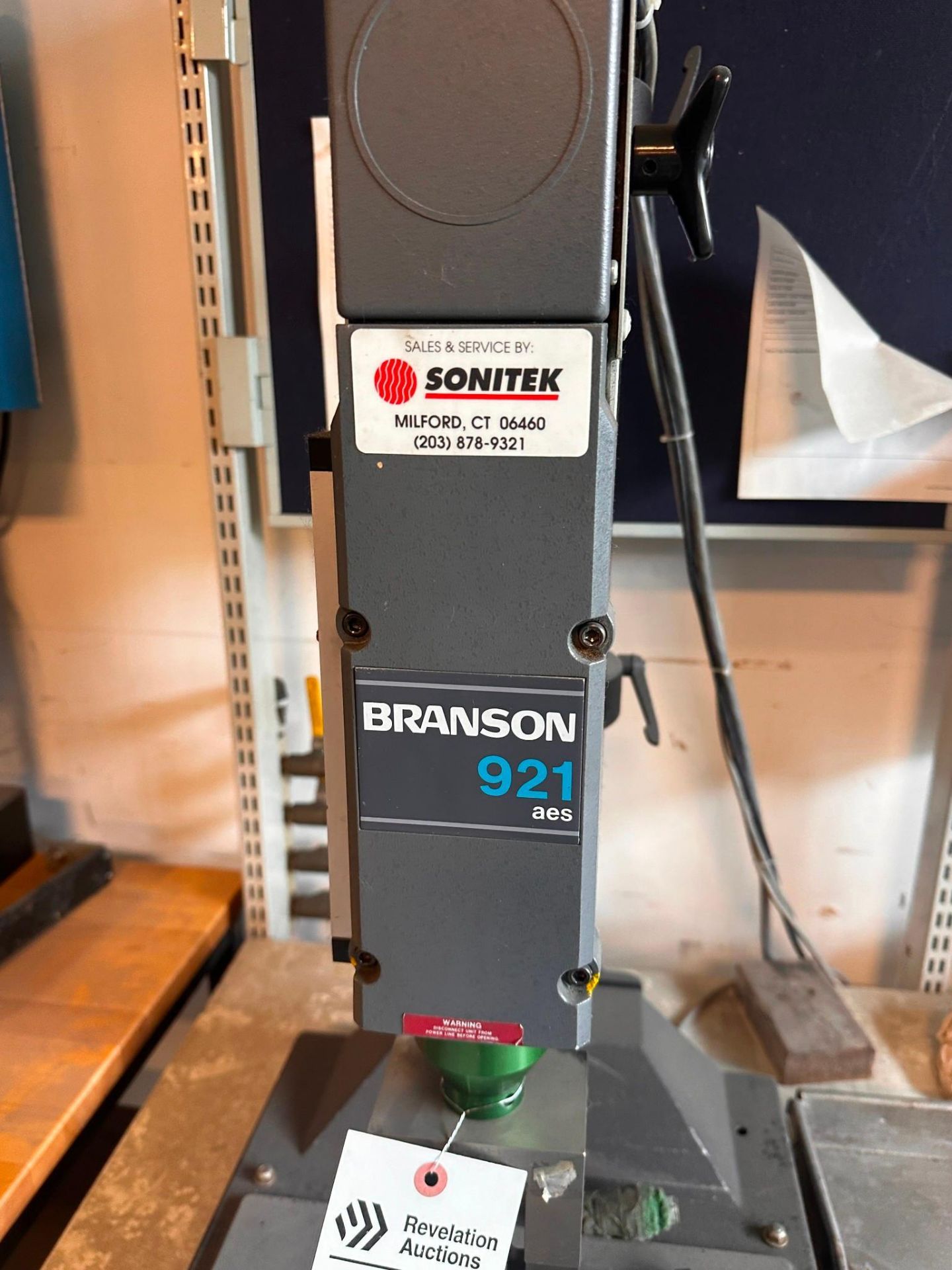 BRANSON ULTRASONIC WELDER. MODEL 921 ACS. SERIES 900 - Image 2 of 8