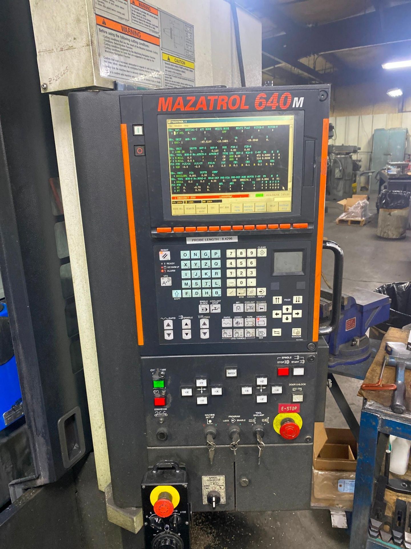 2008 MAZAK MTV 655/60N 4 AXIS CNC VERTICAL MACHINING CENTER - Image 9 of 17