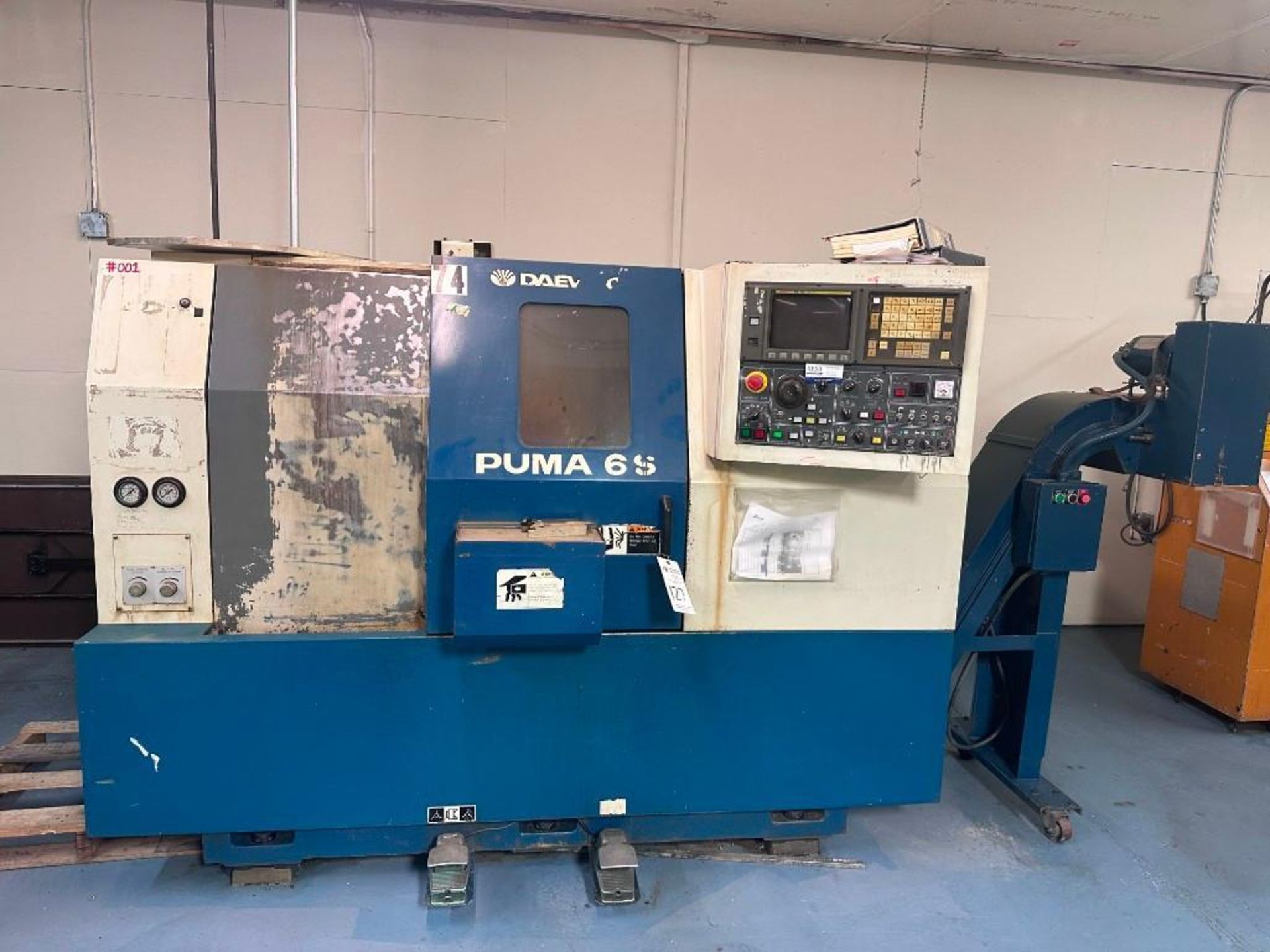 DAEWOO PUMA-6S CNC FANUC LATHE; 1996 - Image 7 of 13