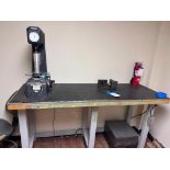 TABLE WITH ROCKWELL HARDNESS TESTER