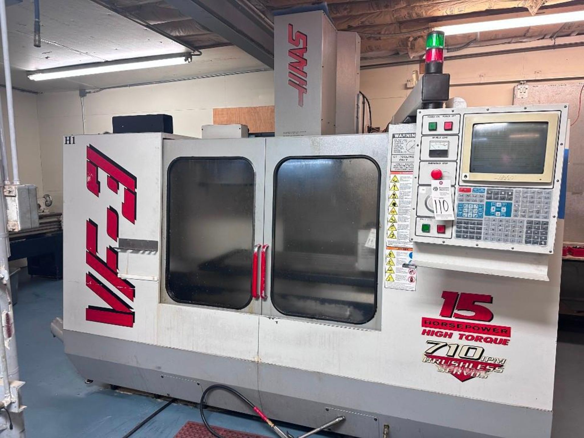 HAAS VF-3 VERTICAL MACHINING CENTER; 1996 - Image 8 of 14