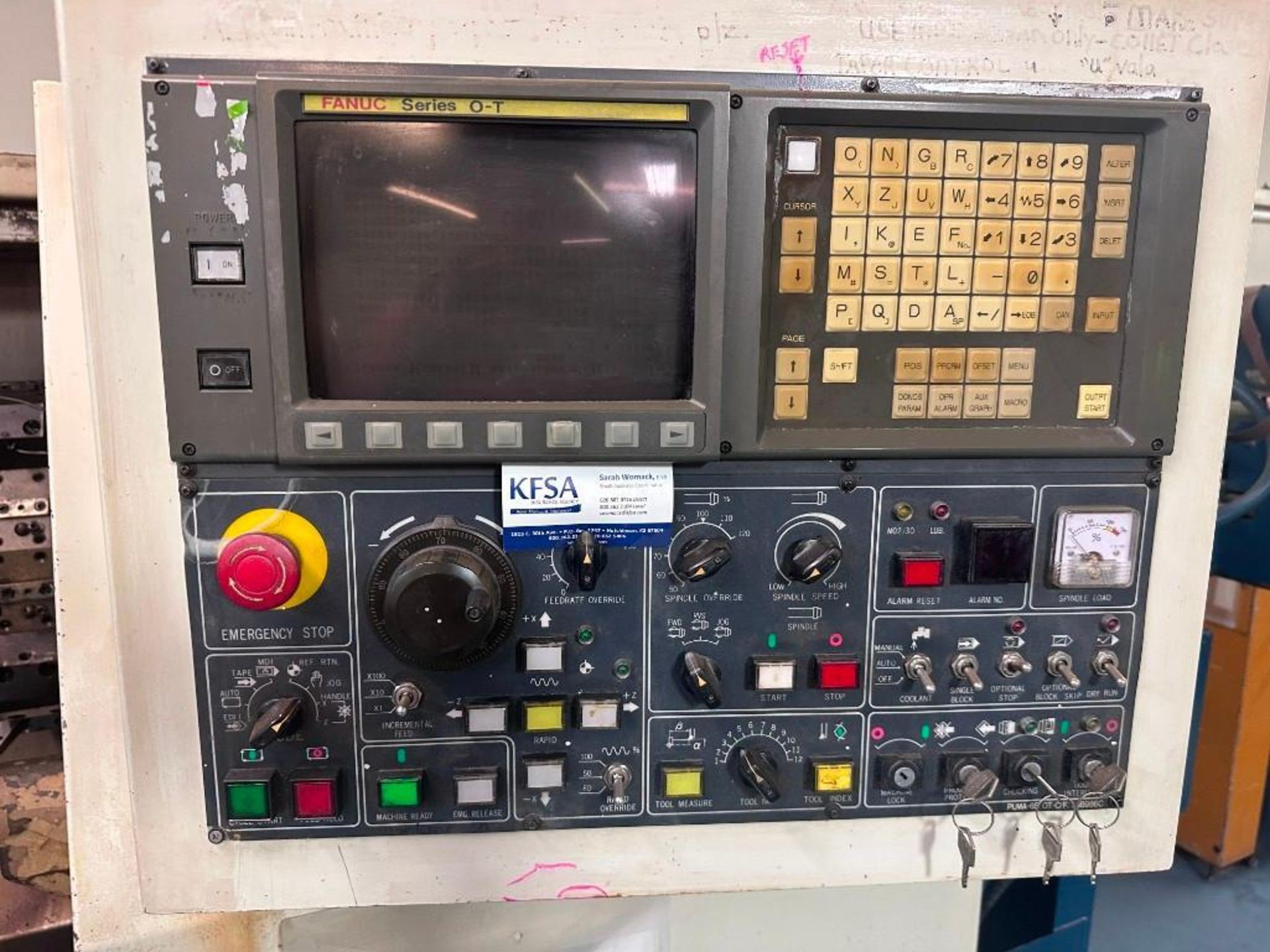 DAEWOO PUMA-6S CNC FANUC LATHE; 1996 - Image 2 of 13