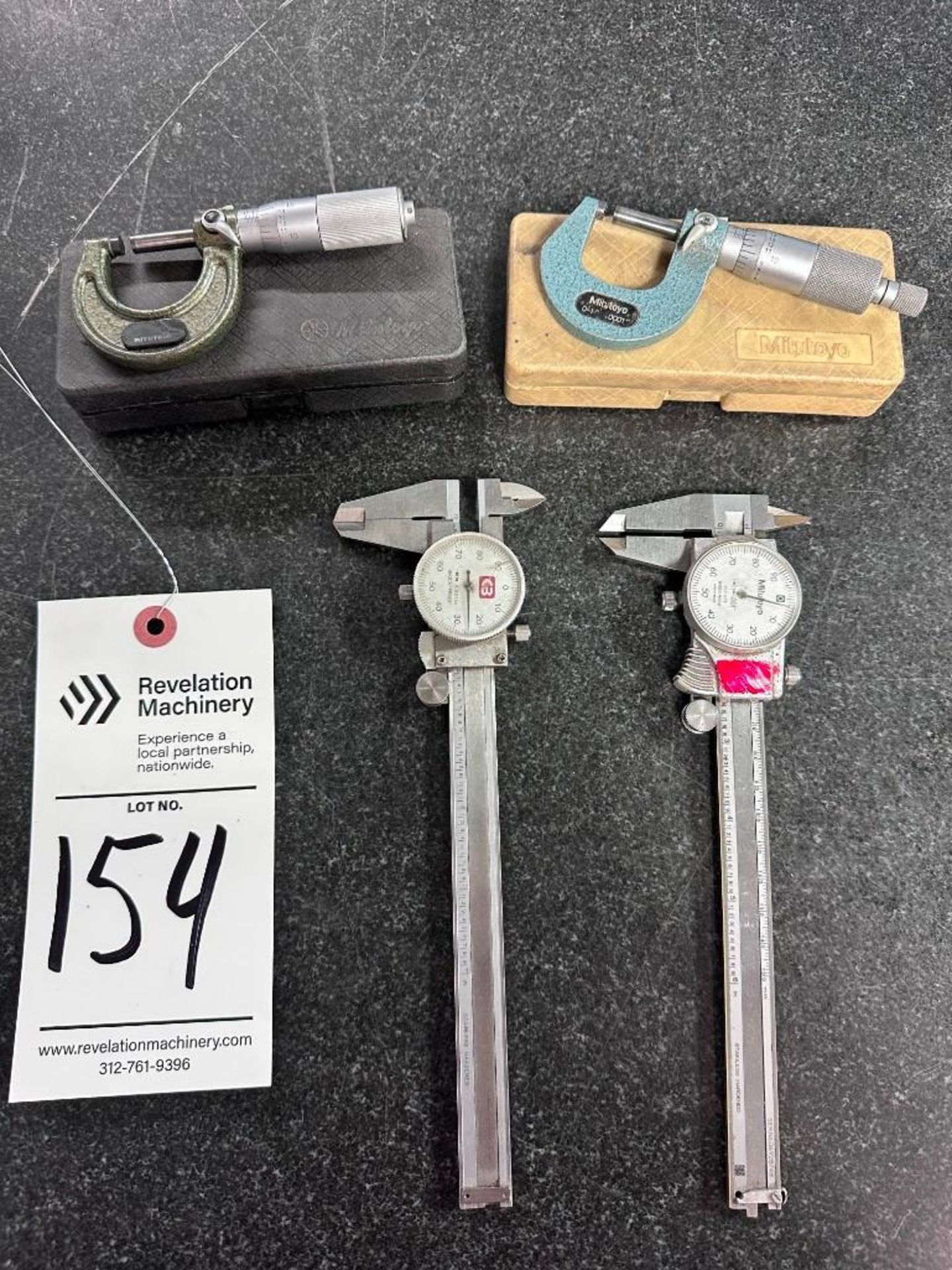 INSPECTION - CHICAGO BRAND, MITUTOYO CALIPERS AND MICROMETERS