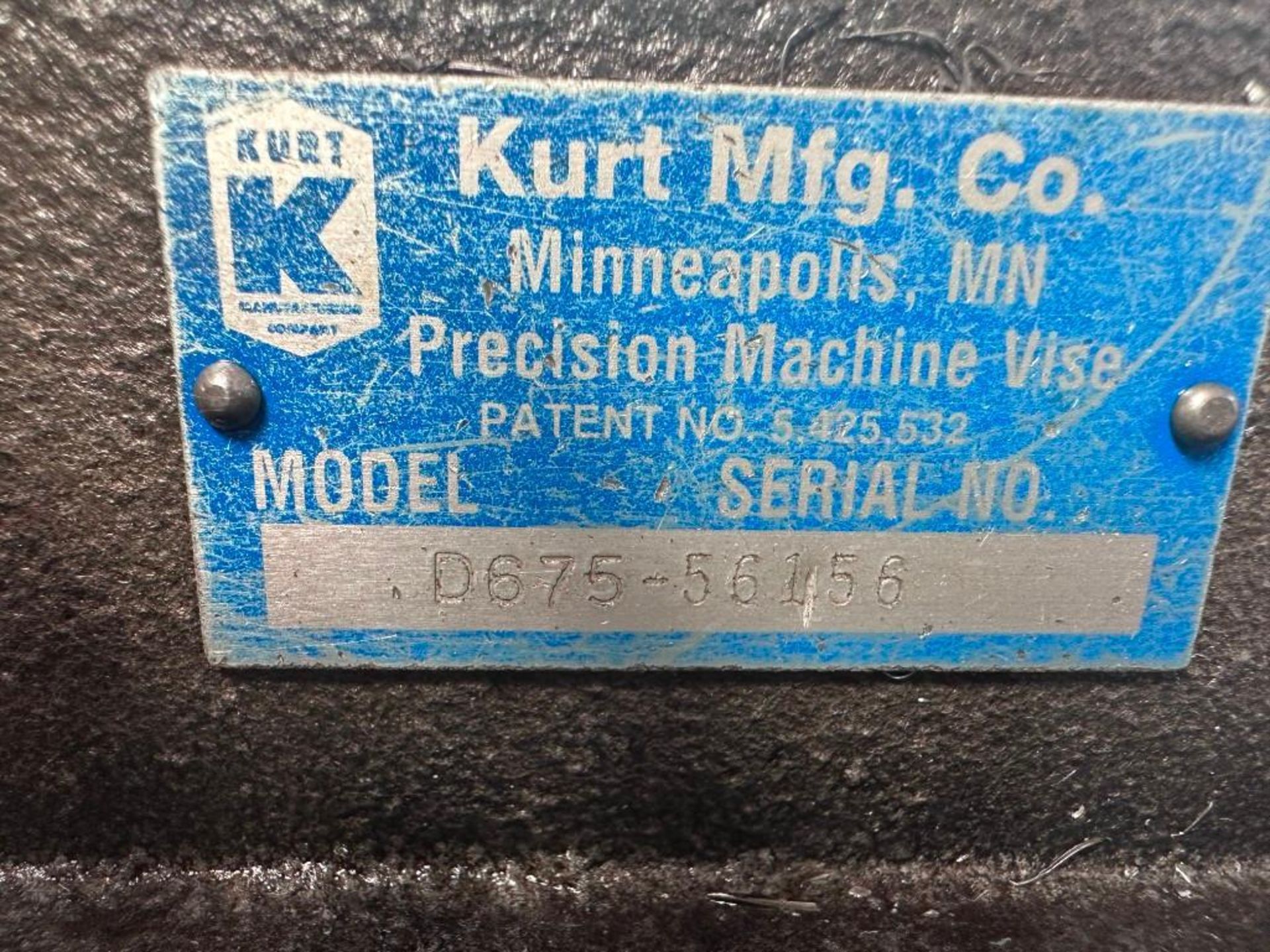 KURT D675 MACHINE VISE 6" - Image 5 of 5