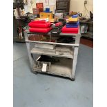 ROLLING METAL CART (NO CONTENTS)