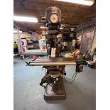 BRIDGEPORT VERTICAL KNEE MILL WITH ACU RITE DRO