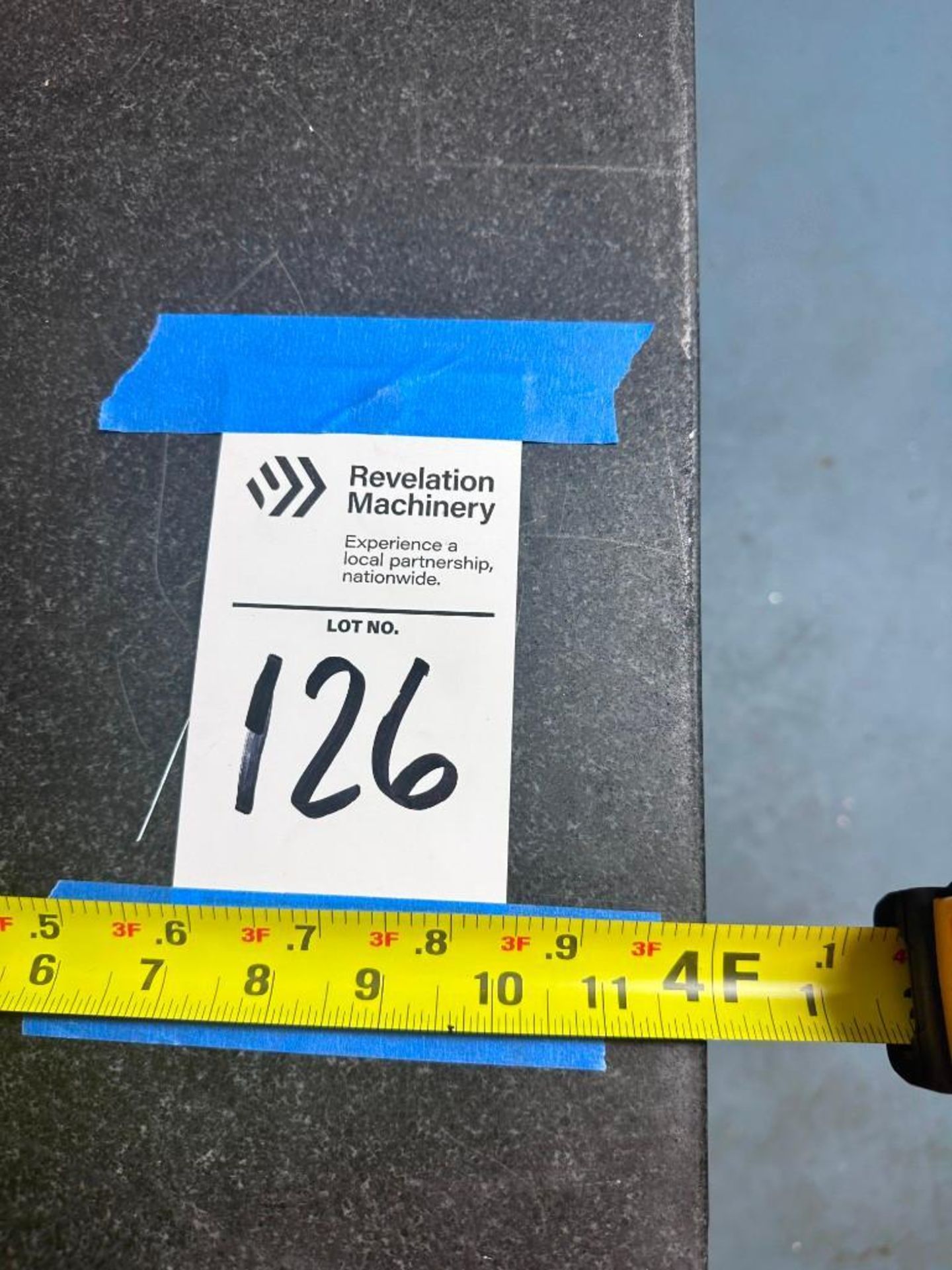 JGI GRANITE SURFACE INSPECTION PLATE WITH STAND 36" X 48" - Image 4 of 6