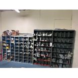 SHELVING UNITS WITH CONTENTS (MOSTLY ALUMINUM)