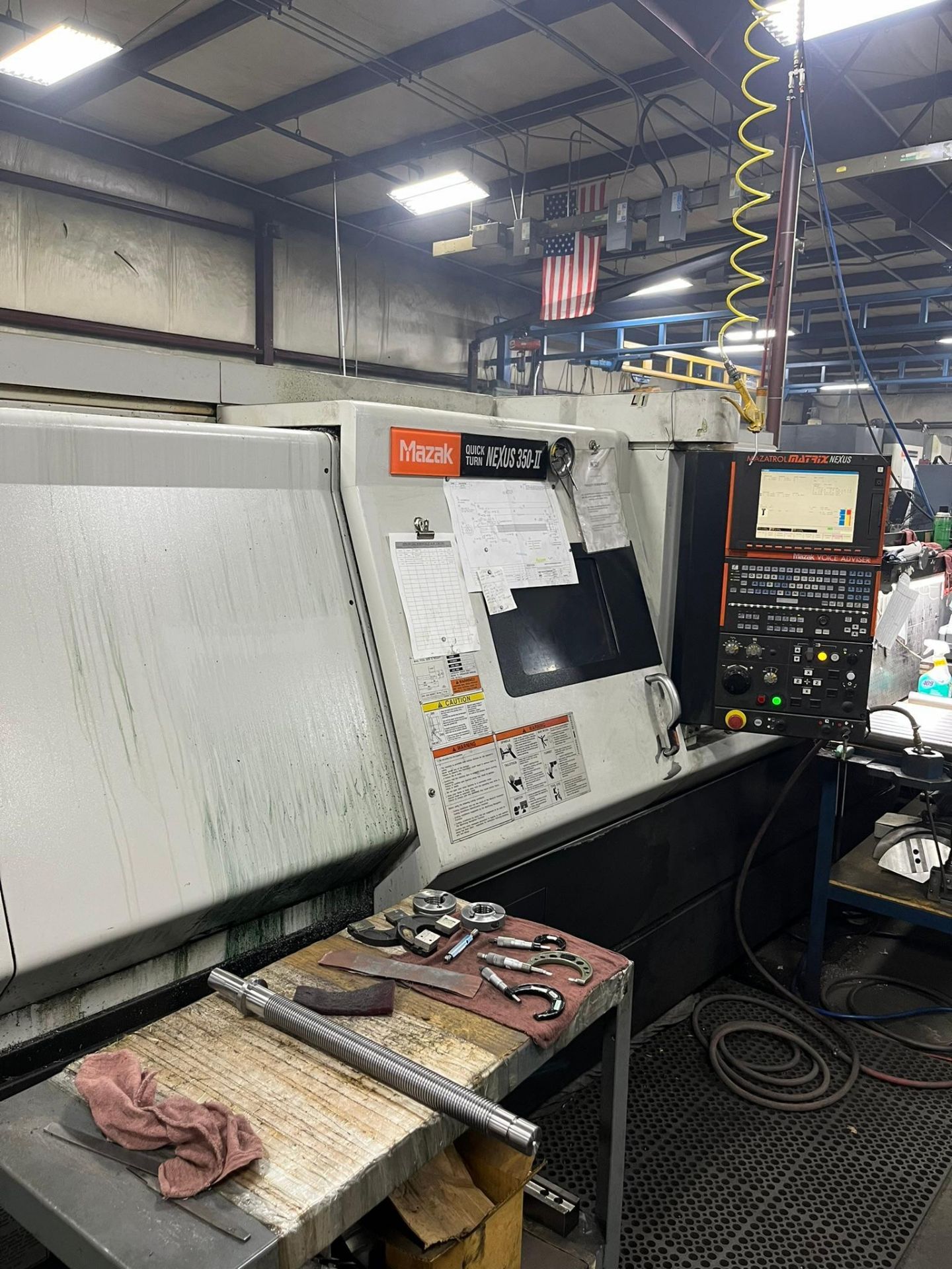 MAZAK QTN 350 II CNC LATHE, 2008 (60" CENTERS)