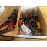 ASSORTMENT OF POWER TOOLS AND HAND TOOLS