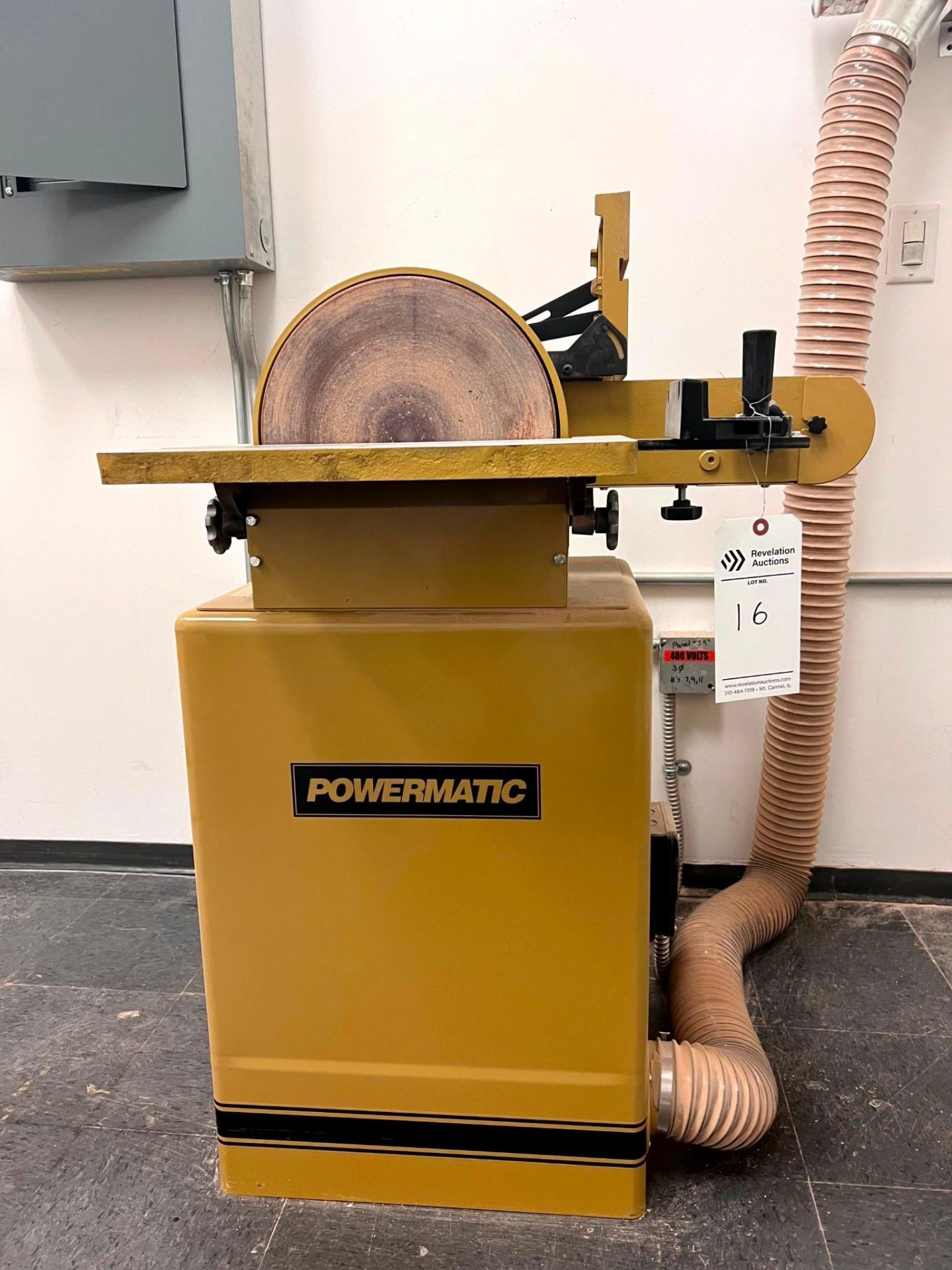 POWERMATIC BD31A 6"X48" BELT & 12" DISC SANDER, 2 HP, 3PH 230/460V