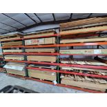 PALLET RACK AND CANTILEVER STOCK RACK (36'W 4'D 12'H) (8'W, 4'D, 12'H) NO CONTENTS