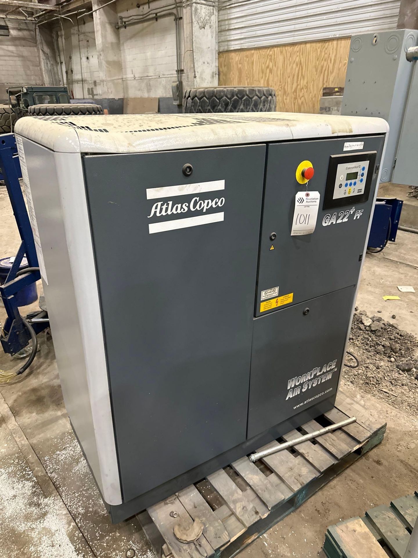 USED ATLAS COPCO GA22+FF AIR COMPRESSOR