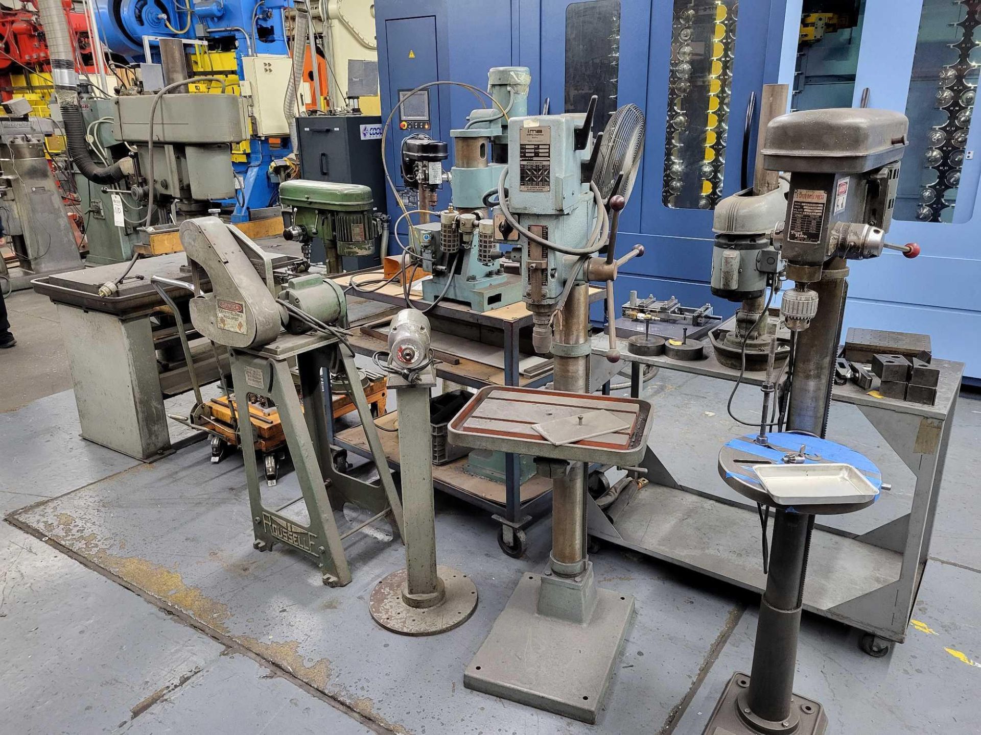 LARGE LOT OF DRILL PRESSES, SANDERS, GRINDERS - Image 3 of 9