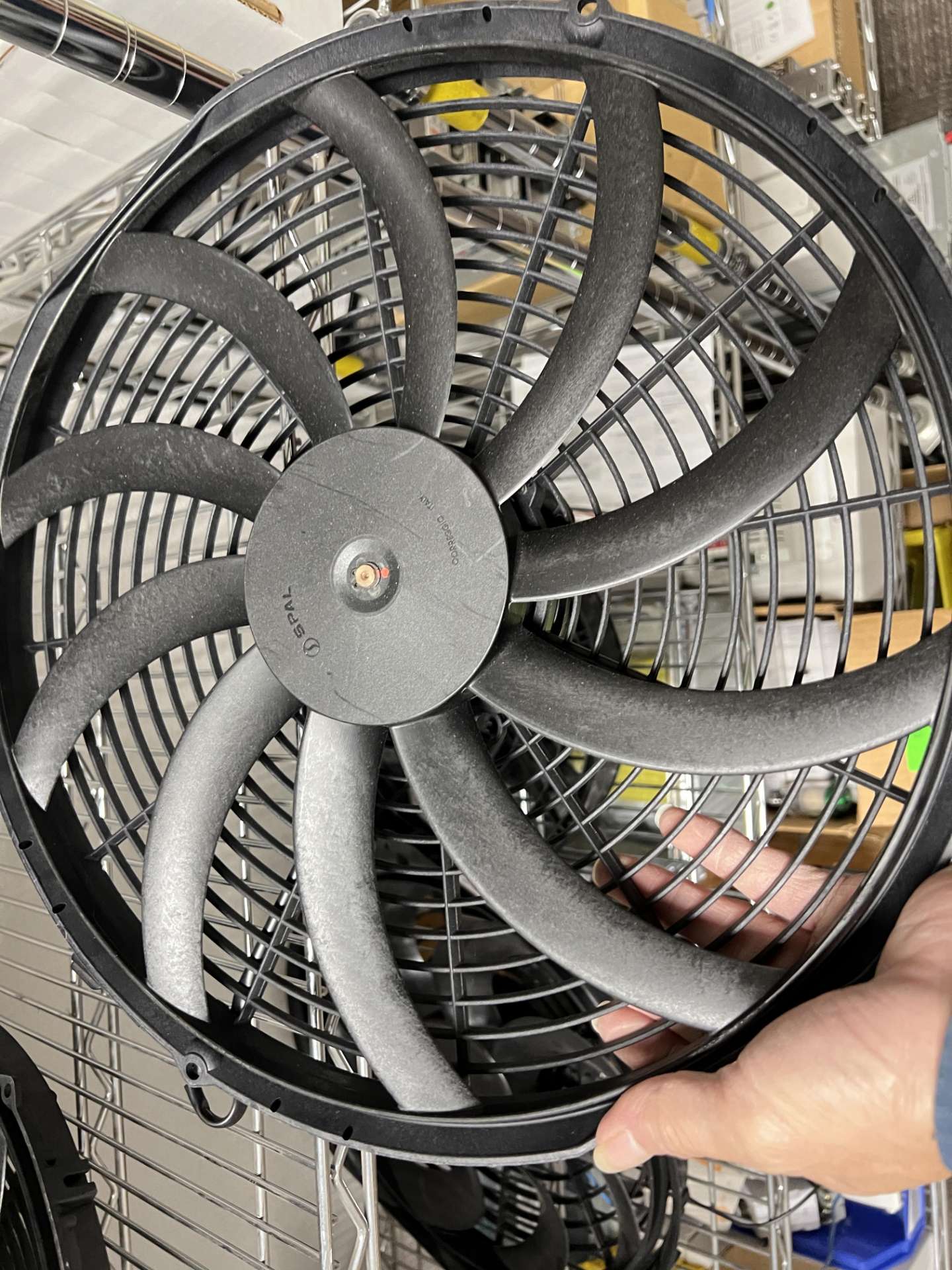 LOT of (45) EMP truck engine fans, model 11 Inch Fan, p/n 1050005054 ...