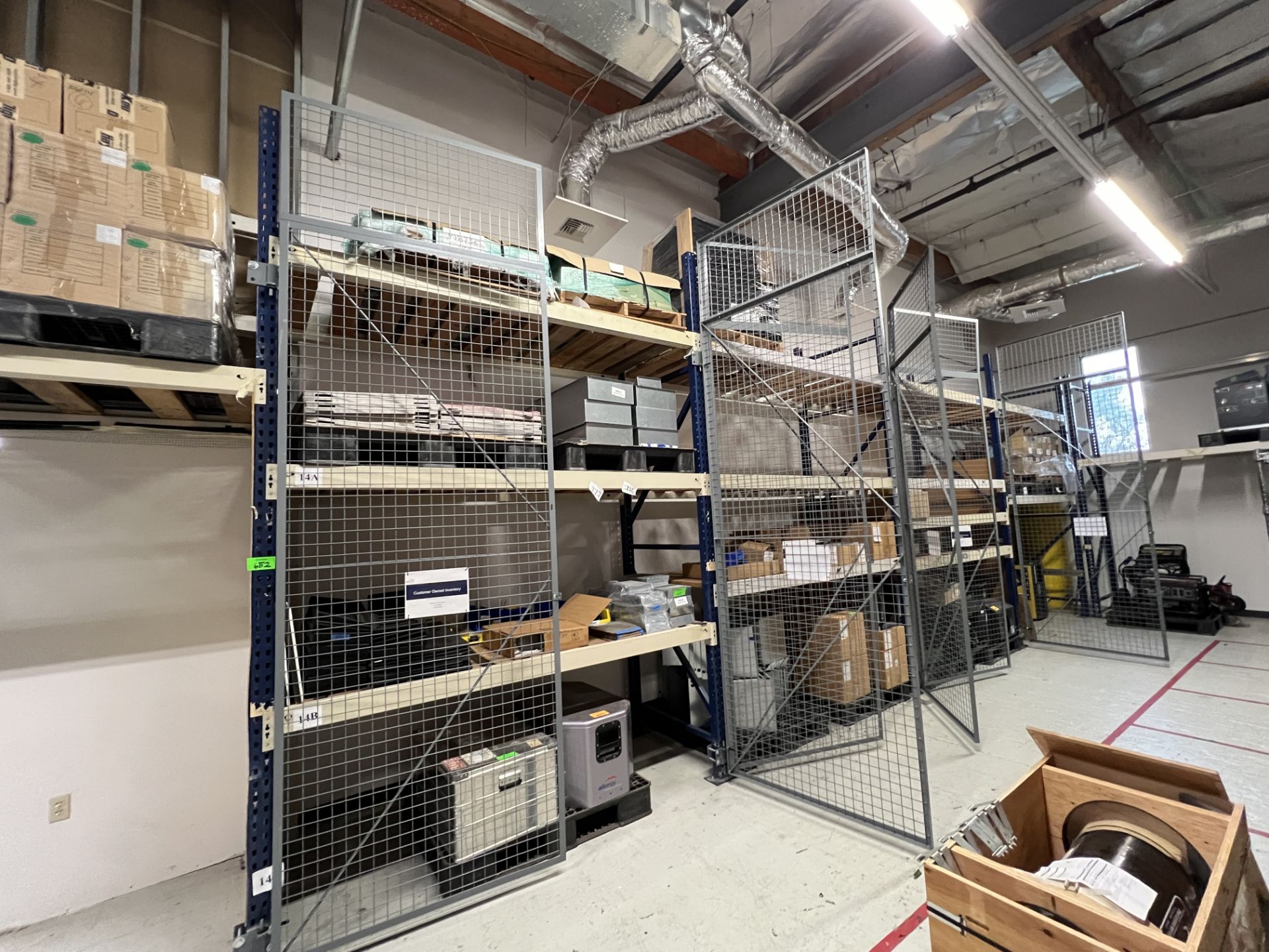 Pallet Racks with Safety Gates